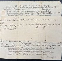 Samuel Boardman and Tobias Harrold Writ of Attachment